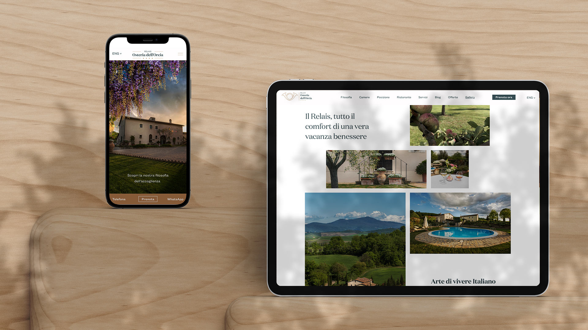 Osteria dell'Orcia - Website